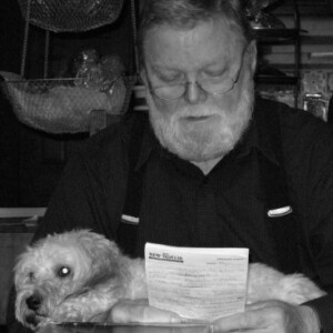 Marc Joslyn and Butsu. Marc Joslyn, PhD and Butsu